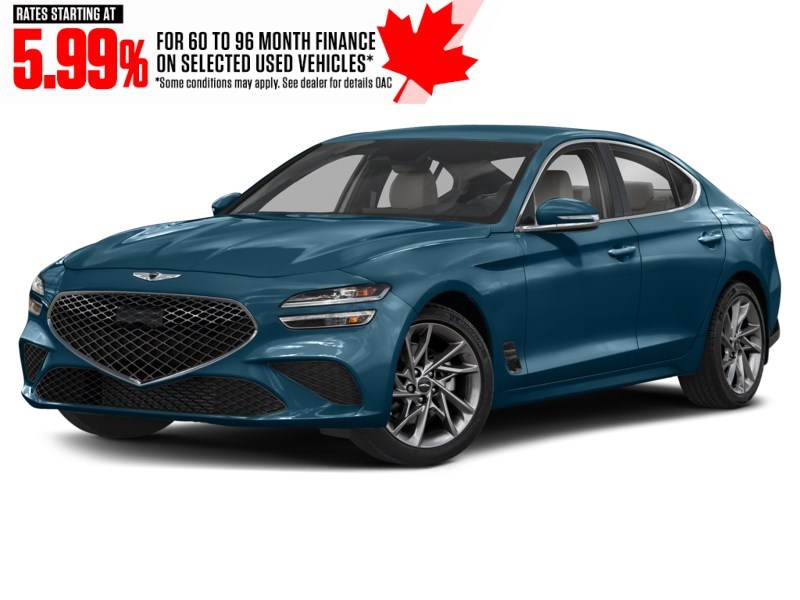 2022 Genesis G70 2.0T Advanced AWD Tasman Blue  Shot 31