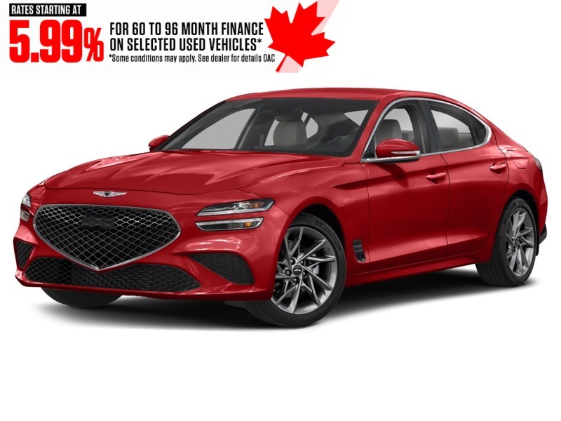 2022 Genesis G70 2.0T Advanced AWD Havana Red  Shot 43