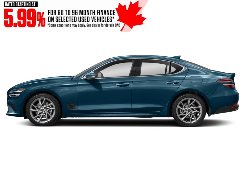 2022 Genesis G70 2.0T Advanced AWD Tasman Blue  Shot 33