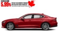 2022 Genesis G70 2.0T Advanced AWD Havana Red  Shot 45