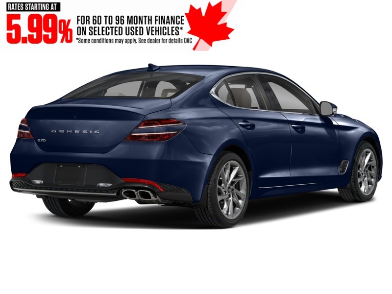 2022 Genesis G70 2.0T Advanced AWD Capri Blue  Shot 12