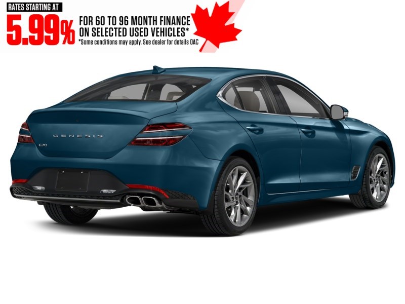 2022 Genesis G70 2.0T Advanced AWD Tasman Blue  Shot 36
