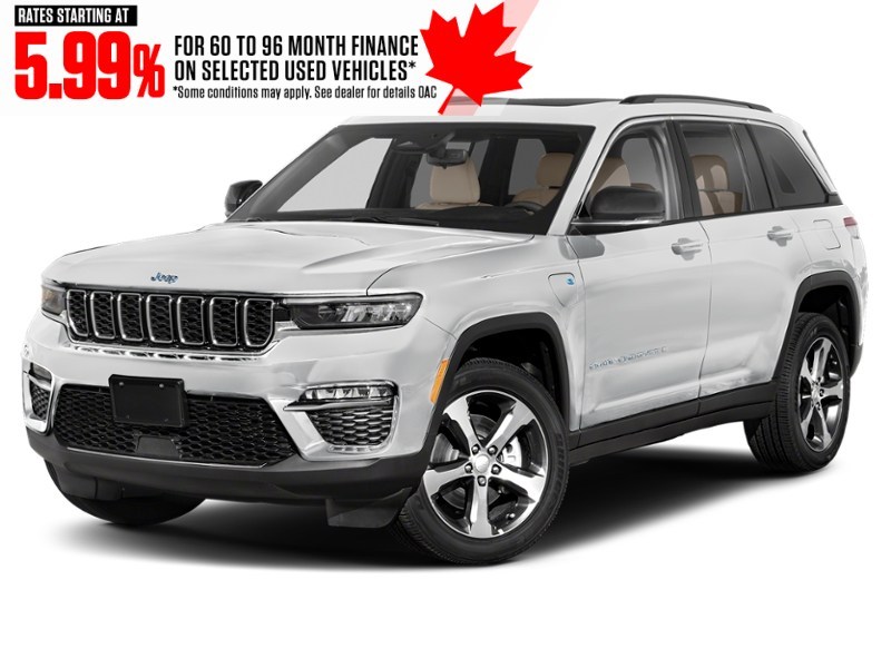 2023 Jeep Grand Cherokee 4xe 4x4 Bright White  Shot 35
