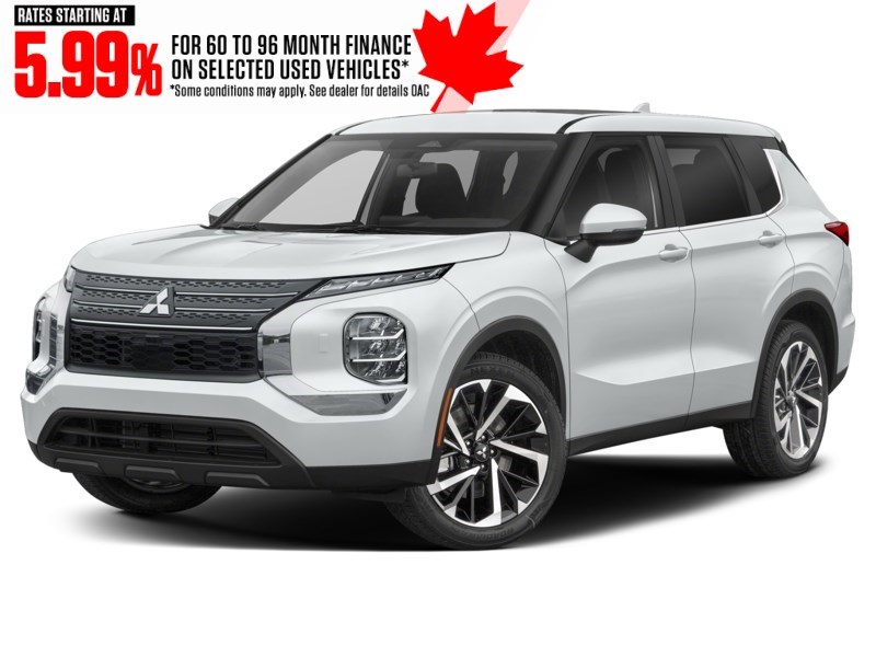 2024 Mitsubishi Outlander ES S-AWC White Diamond  Shot 4