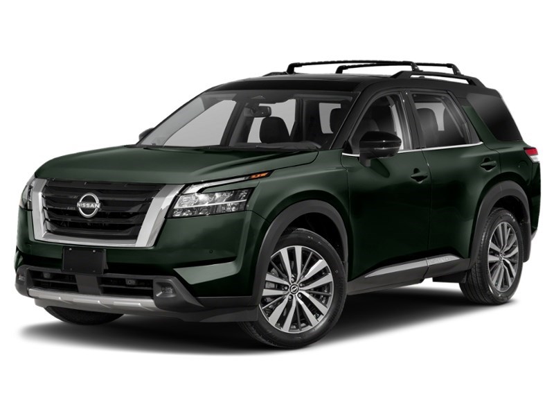 2023 Nissan Pathfinder Platinum 4WD Obsidian-Green Pearl/Super Black  Shot 35