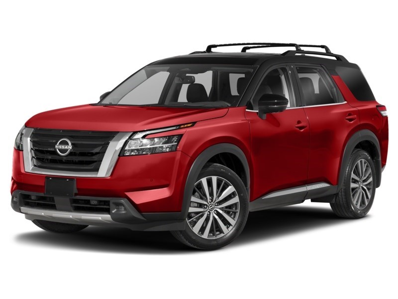 2023 Nissan Pathfinder Platinum 4WD Scarlet Ember Tintcoat/Super Black  Shot 41