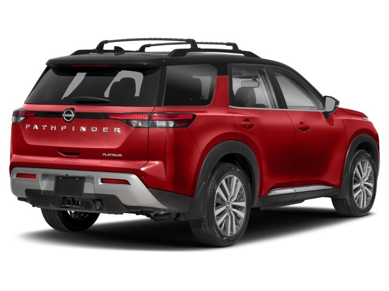 2023 Nissan Pathfinder Platinum 4WD Scarlet Ember Tintcoat/Super Black  Shot 43