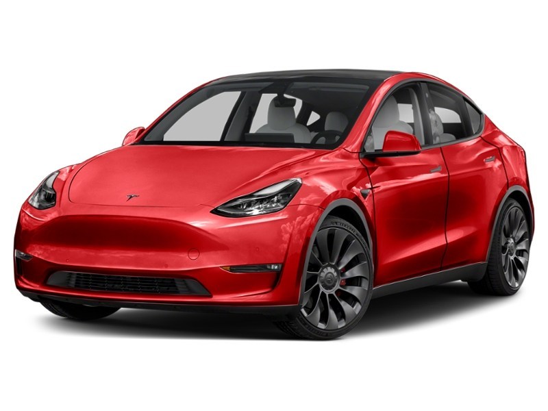 2020 Tesla Model Y Long Range AWD Red Multi-Coat  Shot 4