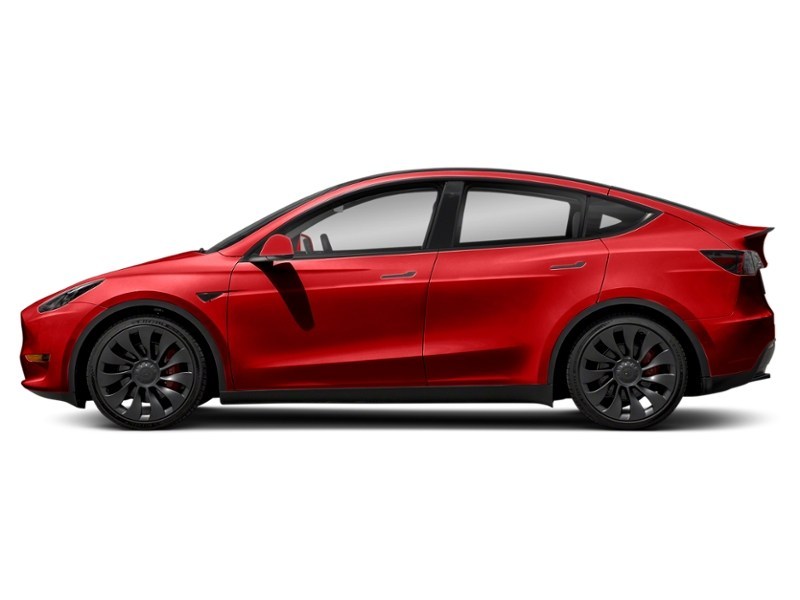 2020 Tesla Model Y Long Range AWD Red Multi-Coat  Shot 3