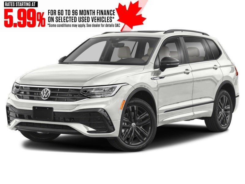 2022 Volkswagen Tiguan Comfortline R-Line Black Edition 4MOTION Oryx White Pearl  Shot 1