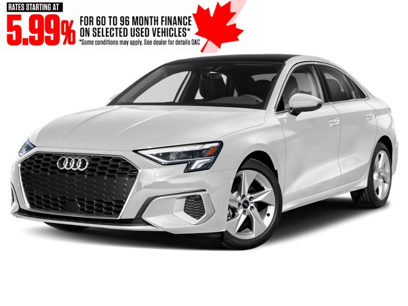 2023 Audi A3 Komfort 40 TFSI Glacier White Metallic  Shot 4