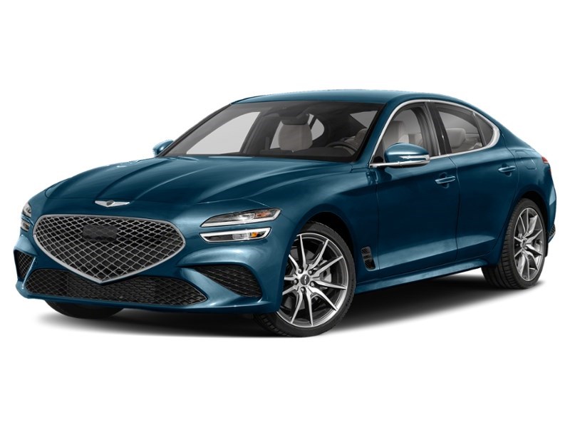 2023 Genesis G70 3.3T Sport AWD Tasman Blue  Shot 4