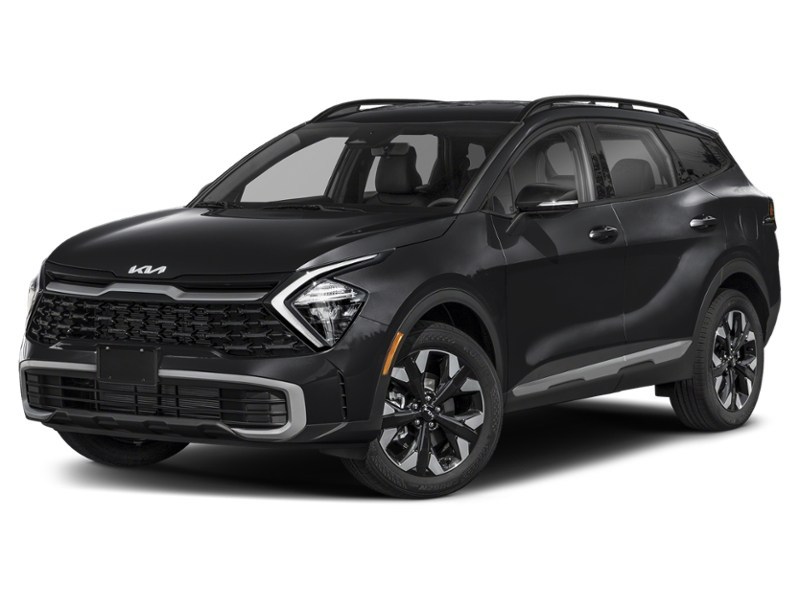 2024 Kia Sportage X-Line Limited AWD w/Green Interior Fusion Black  Shot 4