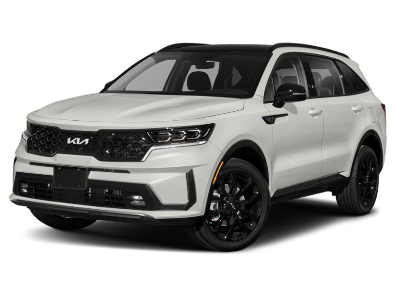 2023 Kia Sorento 2.5T SX w/Black Leather Glacial White Pearl  Shot 4