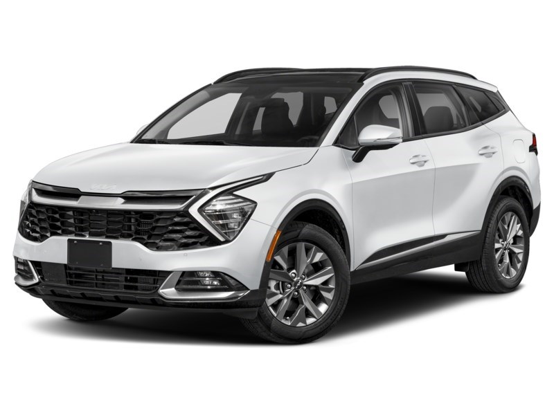 2023 Kia Sportage HEV SX AWD w/Black Interior Snow White Pearl  Shot 1