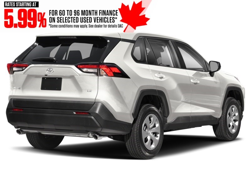 2023 Toyota RAV4 LE AWD White  Shot 7