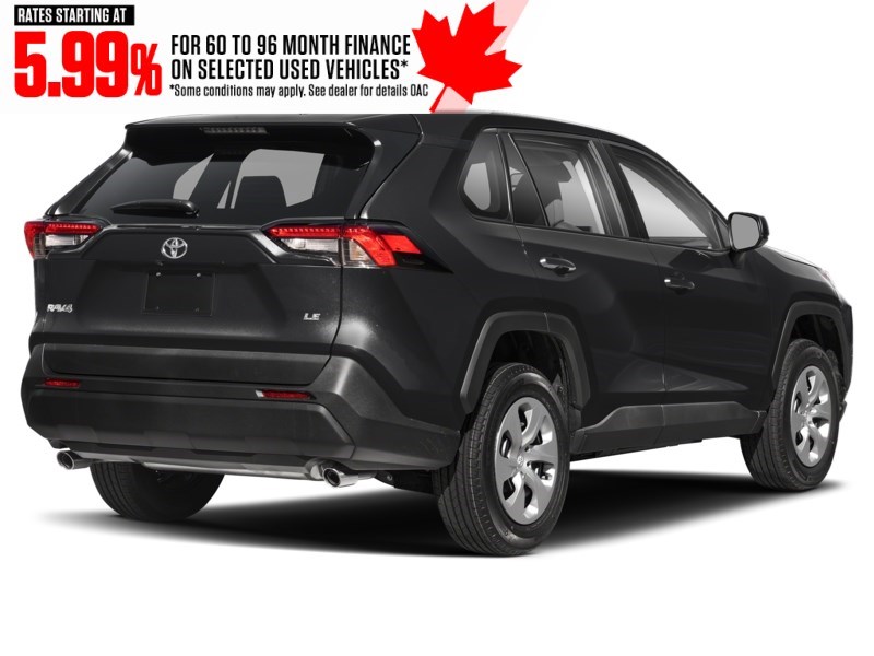 2023 Toyota RAV4 LE AWD Midnight Black Metallic  Shot 19