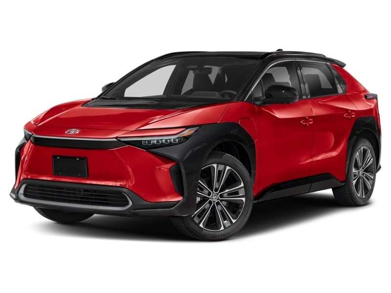 2023 Toyota bZ4X XLE AWD Supersonic Red w/Black Roof  Shot 46