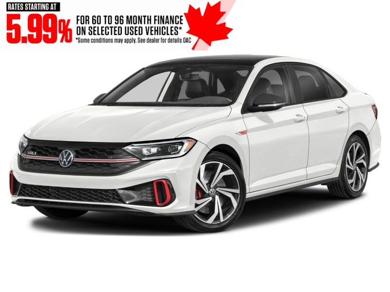 2023 Volkswagen Jetta GLI DSG Oryx White Pearl w/Black Roof  Shot 1