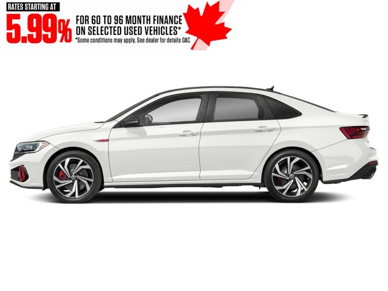 2023 Volkswagen Jetta GLI DSG Oryx White Pearl w/Black Roof  Shot 5