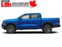 2024 Ford Ranger XLT 4WD SuperCrew 5' Box Velocity Blue Metallic  Shot 3