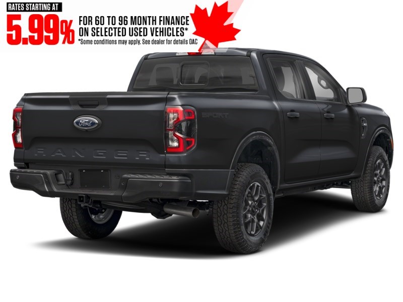 2024 Ford Ranger XLT 4WD SuperCrew 5' Box Shadow Black  Shot 2