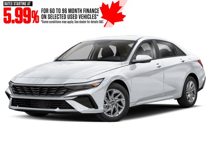 2024 Hyundai Elantra Preferred IVT Atlas White  Shot 1