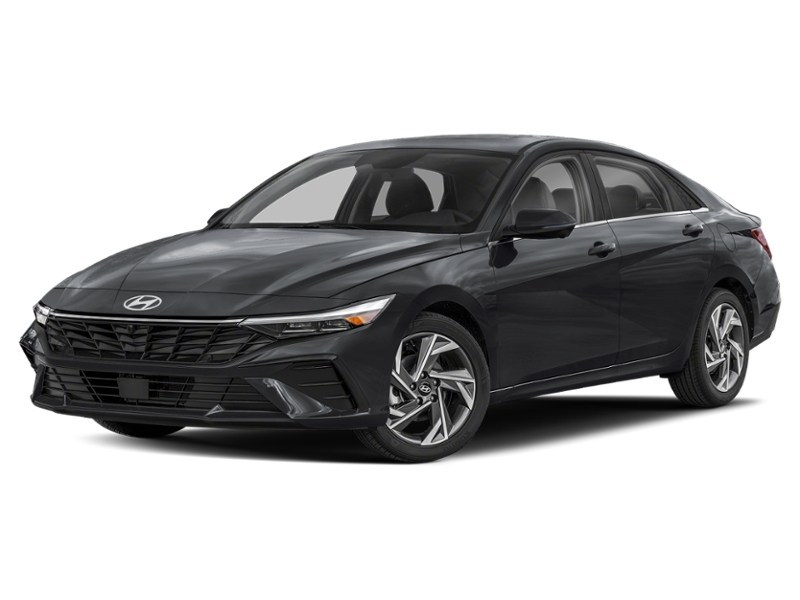 2025 Hyundai Elantra Luxury IVT w/Two-Tone Interior Abyss Black  Shot 4