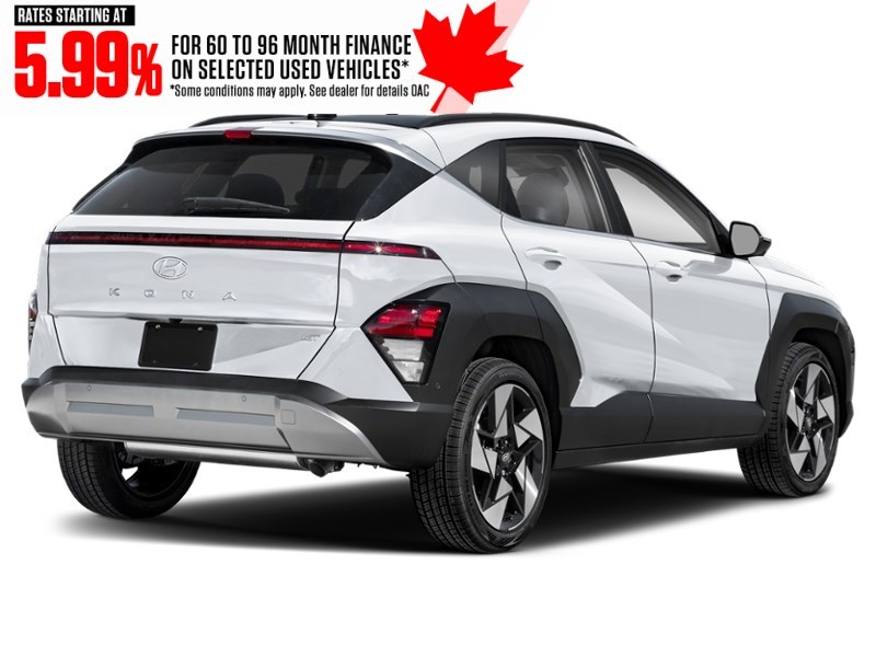 2025 Hyundai Kona 2.0L Preferred AWD w/Trend Package Atlas White  Shot 6