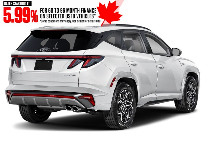 2024 Hyundai Tucson Hybrid N-Line AWD Crystal White  Shot 2