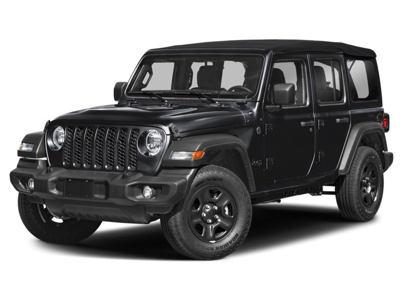 2025 Jeep Wrangler Sahara 4 Door 4x4 Black  Shot 1