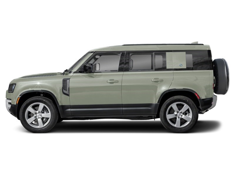 2025 Land Rover Defender 110 P300 S Pangea Green Metallic  Shot 3