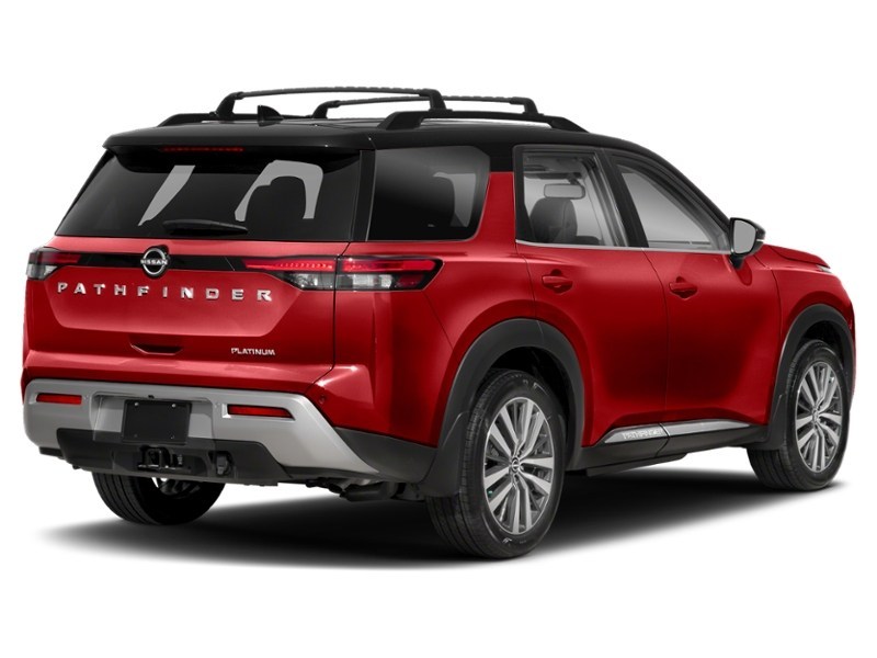 2024 Nissan Pathfinder Platinum 4WD Scarlet Ember Tintcoat/Super Black  Shot 8