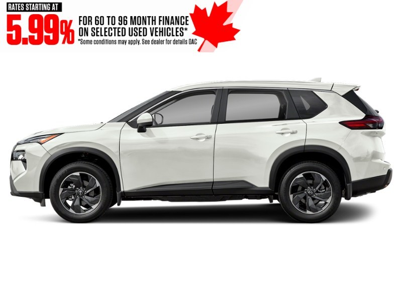 2024 Nissan Rogue AWD SV Moonroof Everest White Pearl Tricoat  Shot 5