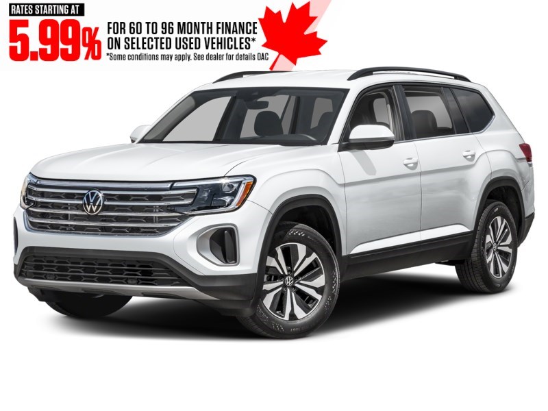 2024 Volkswagen Atlas Comfortline 2.0 TSI 4MOTION Pure White  Shot 1