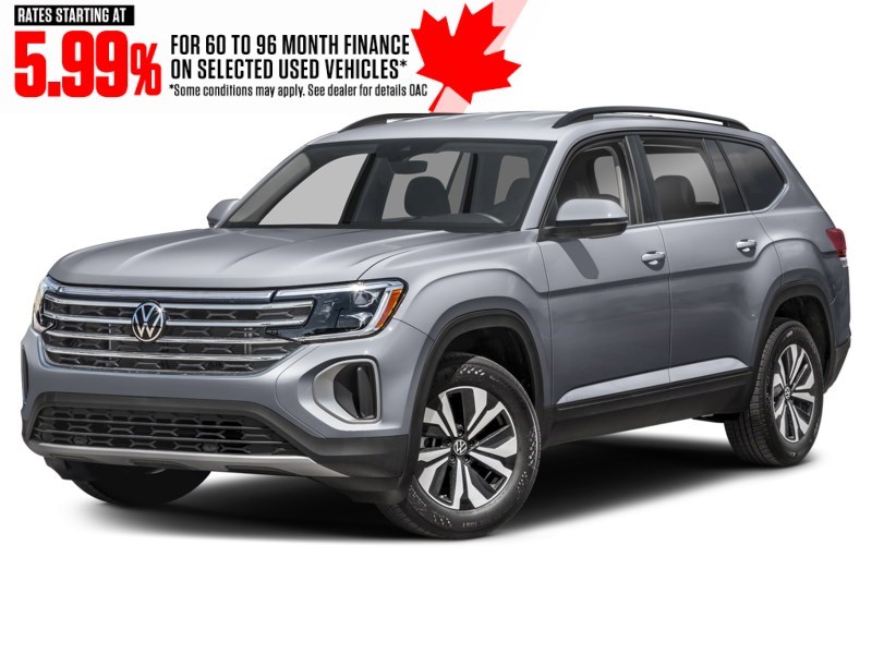 2024 Volkswagen Atlas Comfortline 2.0 TSI 4MOTION Platinum Grey Metallic  Shot 13