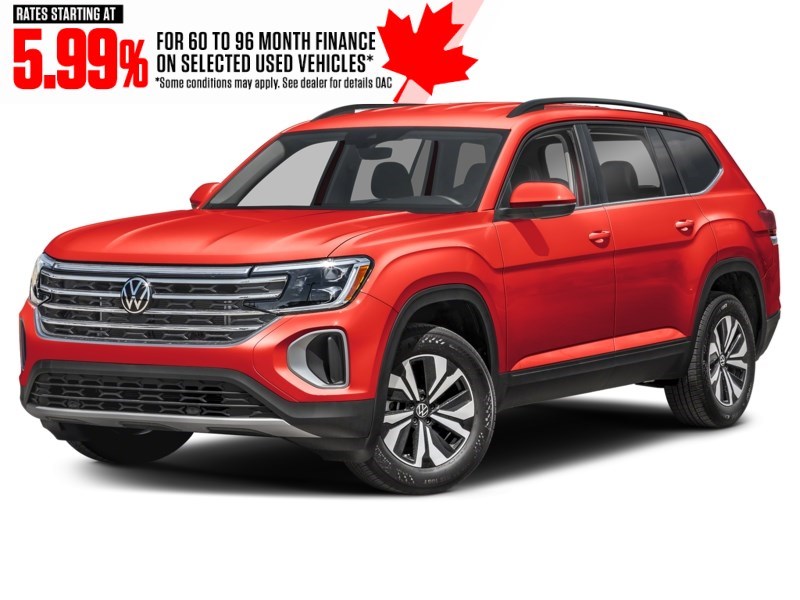 2024 Volkswagen Atlas Comfortline 2.0 TSI 4MOTION Aurora Red Chroma  Shot 17