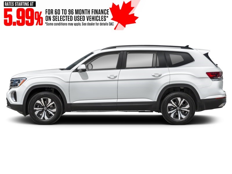 2024 Volkswagen Atlas Comfortline 2.0 TSI 4MOTION Pure White  Shot 5