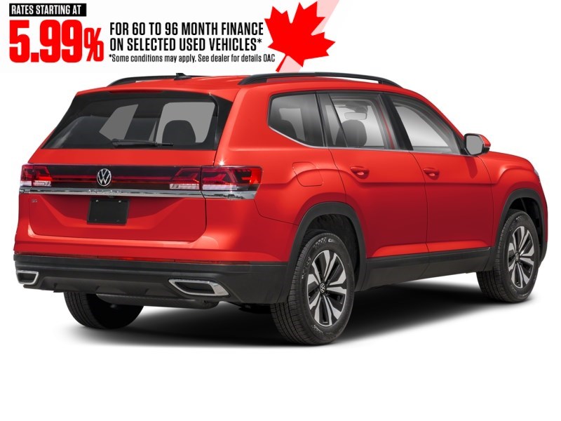 2024 Volkswagen Atlas Comfortline 2.0 TSI 4MOTION Aurora Red Chroma  Shot 19