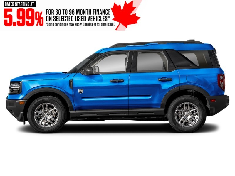 2025 Ford Bronco Sport Big Bend 4x4 Velocity Blue Metallic  Shot 3