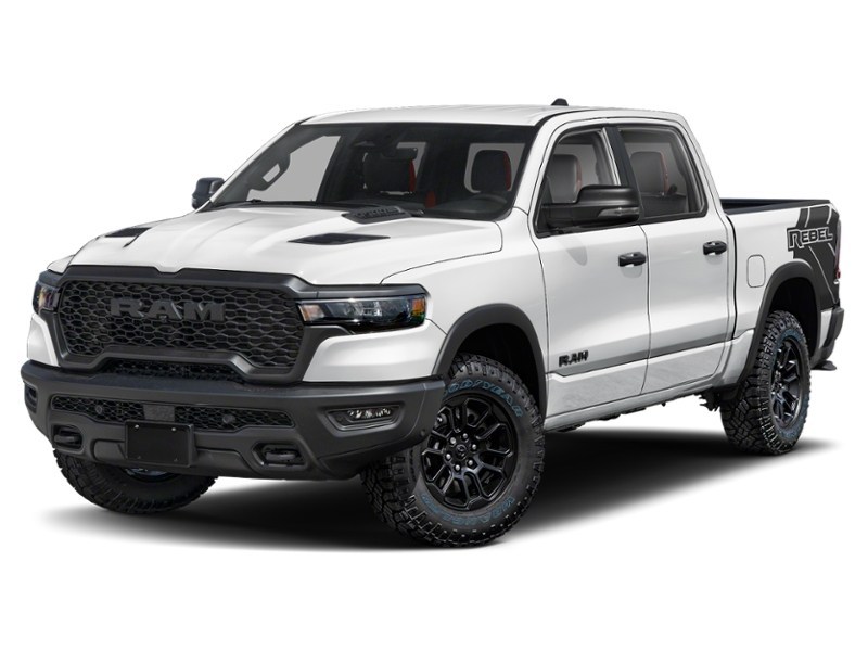 2027 RAM 1500 Rebel 4x4 Crew Cab 5'7" Box Bright White  Shot 1
