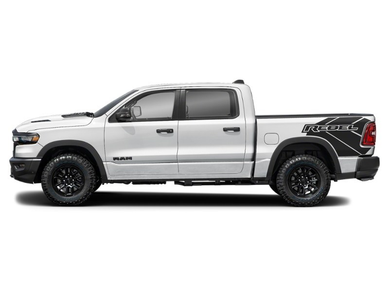 2027 RAM 1500 Rebel 4x4 Crew Cab 5'7" Box Bright White  Shot 3