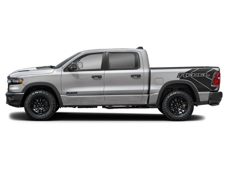 2027 RAM 1500 Rebel 4x4 Crew Cab 5'7" Box Silver Zynith  Shot 34