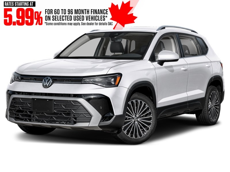 2026 Volkswagen Taos Comfortline 4MOTION Pure White  Shot 1