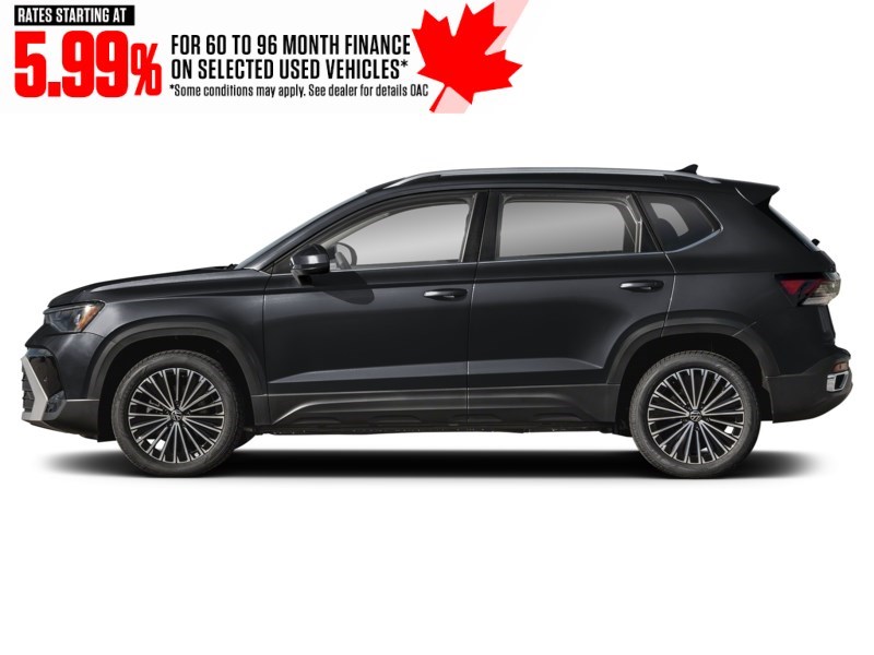 2025 Volkswagen Taos Comfortline 4MOTION Deep Black Pearl  Shot 16