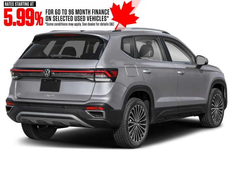 2025 Volkswagen Taos Comfortline 4MOTION Pyrite Silver Metallic  Shot 2