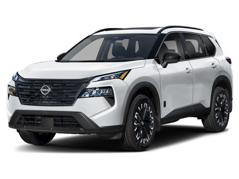 2025 Nissan Rogue AWD Midnight Edition Everest White Tricoat Pearl  Shot 8
